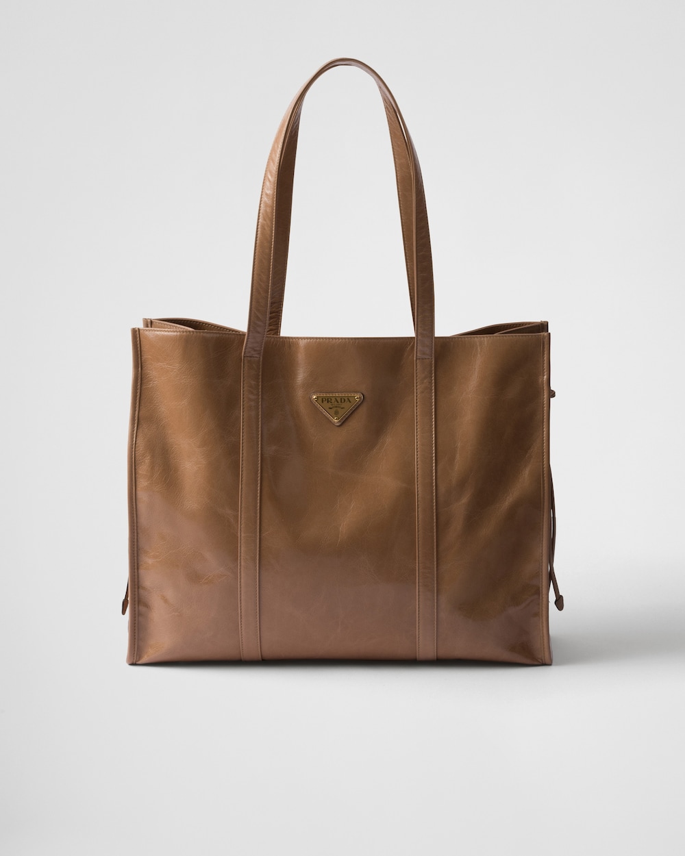 Prada Large Leather Tote Bag - Image 1